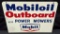 TIN SIGN MOBILOIL OUTBOARD MOBIL OIL MOTOR OIL