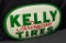NOS CONVEX TIN SIGN KELLY SPRINGFIELD TIRES