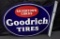 PORCELAIN FLANGE SIGN SILVERTOWN CORDS GOODRICH