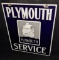 PORCELAIN SIGN PLYMOUTH SERVICE