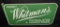 PORCELAIN FLANGE SIGN AGENCY WHITMANS CHOCOLATES