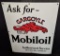 PORCELAIN SIGN ASK FOR GARGOYLE MOBILOIL MOBIL OIL