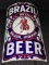 PORCELAIN CORNER BEER SIGN BRAZIL BREWING INDIANA