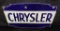 2 SIDED PORCELAIN SIGN CHRYSLER DEALER