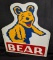 TIN SIGN BEAR WHEEL ALIGNMENT ODD VERSION