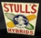 2 SIDED TIN DEALER SIGN STULL'S SEED CORN