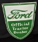 PORCELAIN SIGN OFFICIAL FORD TRACTOR DEALER