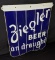 PORCELAIN SIGN ZIEGLER BEER ON DRAUGHT