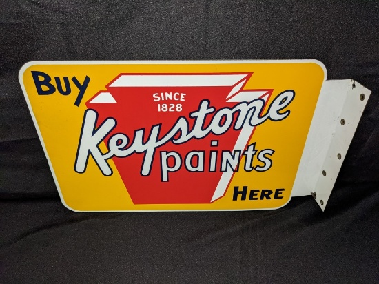 PORCELAIN FLANGE SIGN KEYSTONE PAINTS BUY HERE