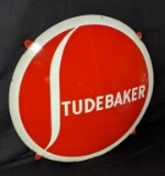 PORCELAIN CONVEX SIGN STUDEBAKER AUTOMOBILE