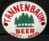 TIN SIGN TANNENBAUM BEER AHEAD MARATHON WI