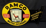 TIN FLANGE SIGN RAMCO PISTON RINGS