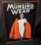 PORCELAIN SIGN MUNSING WEAR CLOTHING