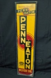 WOOD FRAME TIN SIGN PENN EATON MOTOR OIL