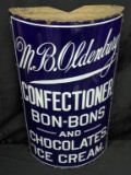 PORCELAIN CORNER SIGN OLDENBURG CONFECTIONER