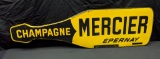 PORCELAIN DIE CUT SIGN CHAMPAGNE MERCIER EPERNAY