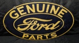 2 SIDED TIN SIGN GENUINE FORD PARTS