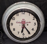 NEON SPINNER CLOCK CHRYSLER  AUTOMOBILE DEALER