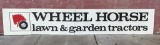 LARGE 4 PIECE SIGN WHEEL HORSE LAWN GARDEN TRACTOR