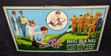 TIN LITHO SIGN BIG BANG SAFETY CELEBRATOR CANNONS