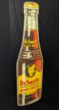 DIE CUT TIN BOTTLE SIGN DR SWETTS ROOT BEER