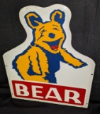 TIN SIGN BEAR WHEEL ALIGNMENT ODD VERSION