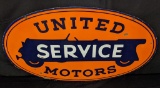 PORCELAIN SIGN UNITED MOTORS SERVICE