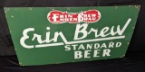 PORCELAIN SIGN ERIN BREW EHREN BRAU STANDARD BEER
