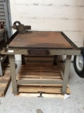 Steel work table 42