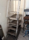 Aluminum Rolling Warehouse Ladder