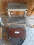 Rolling Step & Work Stool