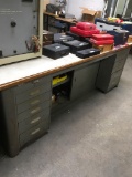 10 drawer Pressweld Work Station with electrical outlets