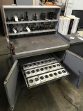 Lyon Metal Cabinet with Mill Tool Rack. Cap tooling not included