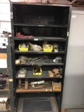 Storage Rack with Contents