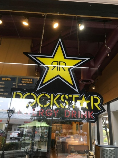 Rockstar illuminated sign