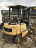 YALE 5000 lb. Forklift Runs on Propane, Missing Propane Tank