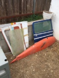 Lot of assorted sheet metal & door