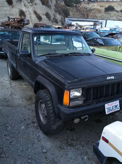 1989 Jeep Commander Truck Black last 6 vin 495741
