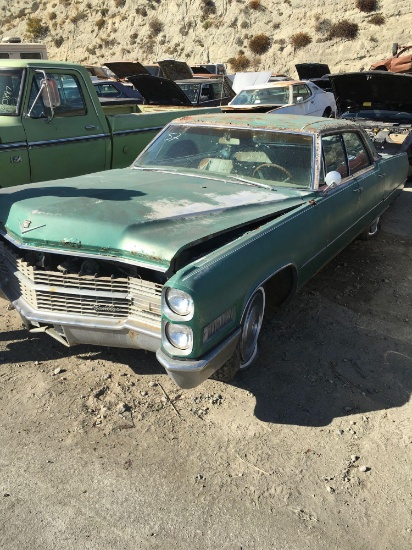 1966 Cadillac Deville green last 6 vin 268033