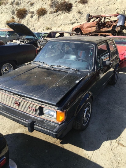 1984 Volkswagon GTI Black last 6 vin 059821