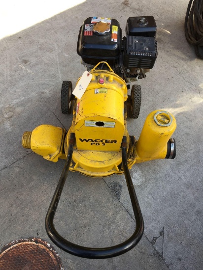 Wacker PD3TA with GX 120 Honda 4.0. Runs