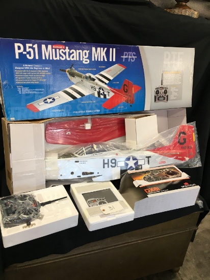 P-51 Mustang MK II Hanger 9. RTF Ready-To-Fly - New in Box