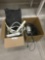 Lot of assorted cords, adapters, computer mouses, etc.