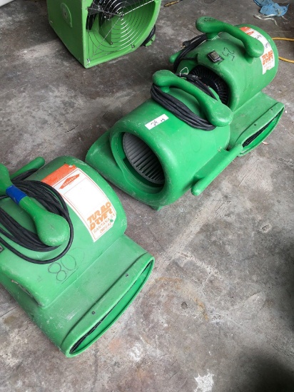 Servpro Turbo Air Mover / Carpet Dryer, They have tags with ?slow start? on them