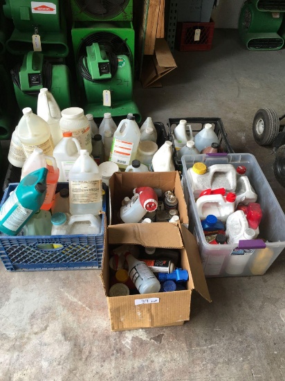 Lot of assorted chemicals