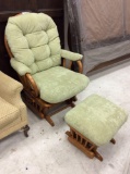 Rocking chair with ottoman