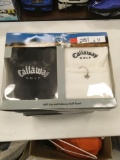 Callaway sets, Golf cap and golf towel