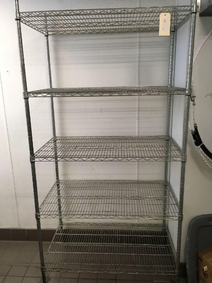 Storage Rack, 5 shelf, 42"w x 24"d x 84"h