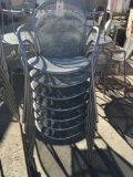 Patio chairs, expanded metal