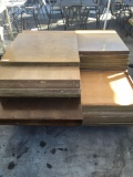 Table tops, assorted sizes